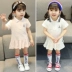 Mùa hè quần áo trẻ em Hàn Quốc cô gái ăn mặc trẻ em của nước ngoài công chúa váy 2018 nhỏ trinh nữ bé cao đẳng gió váy
