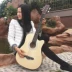 Chính hãng 38 inch guitar acoustic cho người mới bắt đầu học guitar giới thiệu thực hành guitar jita guitar để gửi Hao Li nhạc cụ - Nhạc cụ phương Tây Nhạc cụ phương Tây