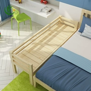 Miễn Phí giường gỗ vận chuyển mở rộng mở rộng nôi nệm còn đánh vần giường giường gỗ thông giường rào tùy chỉnh khâu trẻ em - Giường