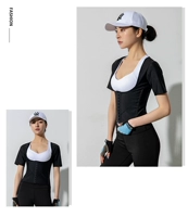 Черный жилет, модернизированная версия, короткий рукав