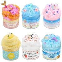 Colorful Cloud Slime Fluffy Clay Polymer Anti Sss Charms Mud