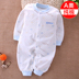 Bé onesies mùa xuân và mùa thu cotton mở sáu sơ sinh quần áo nam năm trăng tròn bé nữ quần áo 0-3 tháng Áo liền quần