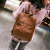 2017 mới thời trang retro ba lô nữ đơn giản xu hướng hoang dã pu mềm da công suất lớn ba lô campus bag balo nam du lịch Ba lô