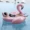 Bên bờ biển bơm hơi nổi vàng hồng flamingo bơi vòng bể bơi người lớn nổi nước gắn kết ngọn lửa chim nổi hàng