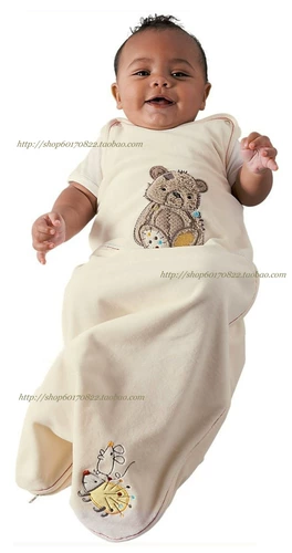 Хорошие медведи.Motherc*Повторно вносит ткань, вышитые детской и детской спальный мешок, антик был 18-36 м.