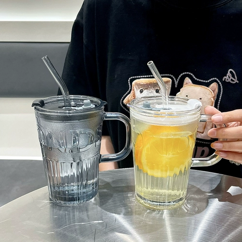沐韩 Летний креативный стеклянный чай подходит для мужчин и женщин, высококачественная чайная чашка