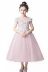 Váy bé gái công chúa váy sinh nhật màu hồng quý phái tổ chức bé gái nước ngoài sợi phồng trang phục piano - Váy trẻ em Váy trẻ em