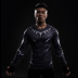 Marvel Superhero Đen Leopard Vớ Thể Dục Thể Thao đàn hồi Cao Nhanh Chóng làm khô Dài tay Nam Cosplay Costume T-Shirt quần áo đi tập gym nữ Quần áo tập thể hình