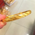 Việt Nam Shajin bangle 3d Hard Gold Mạ K Vàng Trang sức nữ Thời trang Đồng hồ đeo tay vàng Đẩy kéo Trang sức cưới - Vòng đeo tay Cuff vòng tỳ hưu vàng Vòng đeo tay Cuff