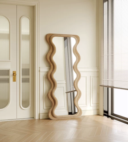 Fantasy Jia/Северная Европейская Дизайнер Посадки Зеркало бархат бархат домашняя спальня испытательное зеркало Чужое гетероид INS