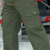 Хлопковые износостойкие штаны для работы, осенние, защита от ожогов, увеличенная толщина