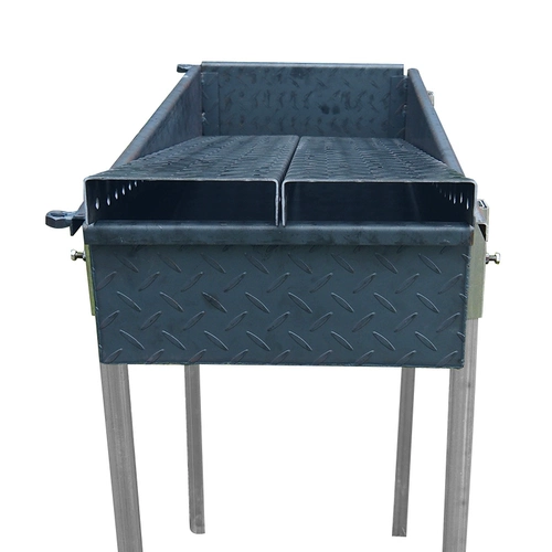 Королевская карта Коммерческая древесная уголь сгущается и увеличивает барбекю с жареными рыбами, рыба, жареная рыба, брусная мельница Манбаны