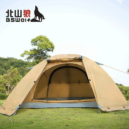 Beishan Wolf Outdoor Tento Wild Ying Double -Layer Aluminum Pingxian Four Season