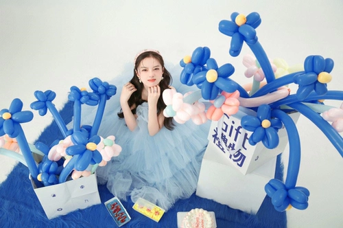 Новая свадебная фото студия цветной прядь тематическая фотография синий свет свадебное фото платье личное искусство фото одежда одежда