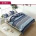 Chung bedspread Ký túc xá chỉ là những mảnh 1,5m đơn giản cô gái trẻ hồng công chúa phong cách lanh khách sạn - Khăn trải giường ga giường thun lạnh hàn quốc Khăn trải giường