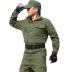 Sói Đá 2018 Trang phục cho người hâm mộ Quân đội Hoa Kỳ Màu xanh lá cây Ngụy trang Lực lượng đặc biệt Bảo vệ quần áo bảo hộ lao động Thiết lập trang phục nam - Những người đam mê quân sự hàng may mặc / sản phẩm quạt quân đội Những người đam mê quân sự hàng may mặc / sản phẩm quạt quân đội
