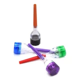 Бесплатная доставка ручной ручной динамик рот рот сигаретный полюс полюс пластиковой шлифование дыма из шлифования тит