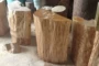 Bàn gỗ tự nhiên chân bàn chạm khắc gỗ rắn cơ sở bàn trà khung cà phê cây trụ gỗ khung gỗ đứng khung hoa trang trí - Các món ăn khao khát gốc bàn ghế gốc cây giá rẻ