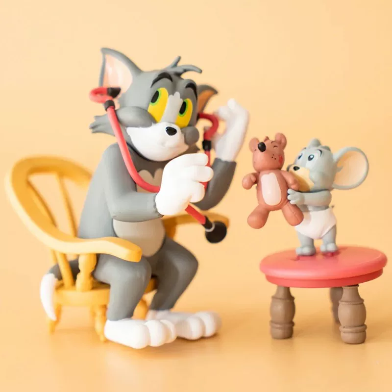 Том и Джерри: ежедневная жизнь кота и мыши 2 серия Blind Box второго поколения Том Джерри Swing