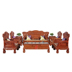 Gỗ gụ sofa Hedgehog rosewood phòng khách đồ gỗ vững chắc Phi lê unicorn sofa lớn 123 kết hợp Bộ đồ nội thất