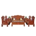 Gỗ gụ sofa Hedgehog rosewood phòng khách đồ gỗ vững chắc Phi lê unicorn sofa lớn 123 kết hợp