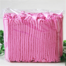 Шапочка для душа 一次性无纺布条形浴帽 焗油防尘帽 不防水美容美发头套