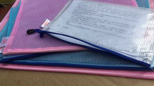 Высококачественная сетчатая сумка с молнией для папок