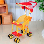 Xe đẩy em bé mùa hè nhẹ di động đơn giản tre mây ăn xe hơi thoáng khí xe đẩy trẻ em - Xe đẩy / Đi bộ