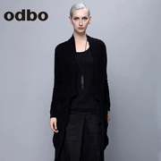 Odbo Ou Baochao mát mẻ thiết kế ban đầu của phụ nữ thương hiệu mùa thu mới giản dị thoải mái đan áo dài - Accentuated eo áo