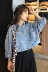 Áo khoác denim nữ mùa thu mới phiên bản Hàn Quốc của retro bf hoang dại gió ngắn đoạn ngắn áo khoác dài tay áo khoác sinh viên áo nữ Áo khoác ngắn