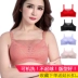 Mùa hè ngực nhỏ cotton thoải mái ống hàng đầu chống lóa đồ lót không có vòng thép mỏng cup bra bra vice girl quan lot nu dang dui Áo ngực ren