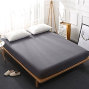 Khăn trải giường bằng vải cotton chất lượng tốt màu đơn giản Giường 1,8m chống trượt 1,5m Vỏ bảo vệ Simmons