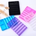 Phong cách mới của Nhật Bản hộp đựng bút làm móng bảng công cụ sử dụng kép Kệ acrylic đầy màu sắc - Công cụ Nail