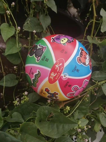 Экологичная ракетка, эластичная игрушка для детского сада, 8.5 дюймов, увеличенная толщина, китайский гороскоп, 22 см