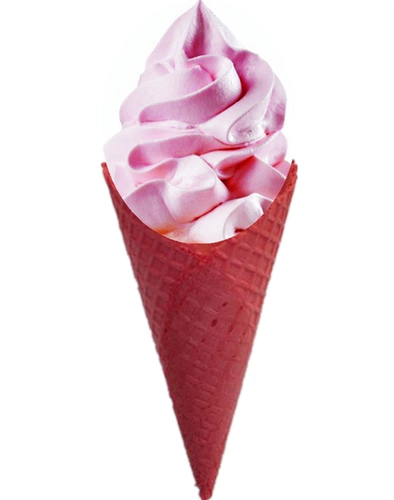 Мороженое яичное цилиндровое цилиндр хрустящий аймошедж сладкий клубничный коммерческий розовый яичный ролл -гиганты хрустящая кожа большая поддержка яиц с яйцом