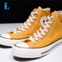 [cl] Converse Converse 1970s Giày vải tiêu chuẩn Samsung Huang Gao Huang thấp 162063C 162054C giày thể thao nữ màu đen