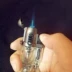 Baicheng Cổ điển Bật lửa thổi phồng gió thẳng vào lửa xanh Đinhhuo Mini quà tặng thuốc lá cá tính cao cấp - Bật lửa