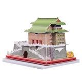 Модель модели Zhengyangmen Beijing Mingsheng Qianmen 3d Трехмерная головоломка для детей ручной работы архитектурная головоломка