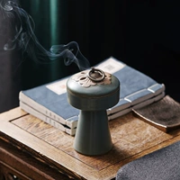 Японская курильница для благовоний, глина, украшение, антикварная аромалампа из сандалового дерева, из алойного дерева