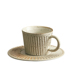 Chơi nguyên liệu phong cách Nhật Bản sản phẩm duy nhất cốc cà phê với món ăn đá gốm sọc cà phê cửa hàng thiết bị chuyên nghiệp handmade Cà phê