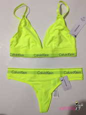 Бюстгальтер 北美19新calvin klein ck内衣套装 无钢圈无胸垫荧光文胸qf4252女