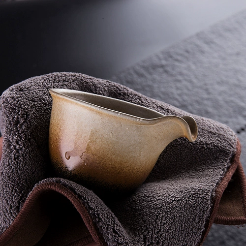 Чайная ткань чайное полотенце поглощает воду и утолщенный пурпурный песчаный горшок с питательными полотенцами с высоким содержанием чай