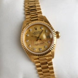 Rolex, золотые механические женские часы, знаменитые часы, 26mm