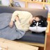 Nap gối gối chăn kép sử dụng đa năng văn phòng ấm tay nhung san hô ba trong một đệm điều hòa gối chăn 2 in 1 cho xe hơi Trở lại đệm / Bolsters