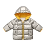 Детский утепленный пуховик с пухом, детская бархатная куртка для мальчиков