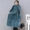 Áo khoác nữ 2016 mới mùa thu và mùa đông phiên bản Hàn Quốc của phần dài dày trên đầu gối lông cừu lông cừu trùm đầu - Áo Hàn Quốc áo dạ dáng dài nữ đẹp