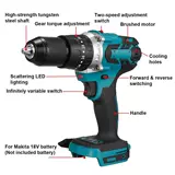[Drillpro 3 in 1 Brushless Cordless Electric Impact Drill 13m]