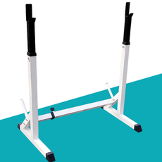 Тренажер силовой 可调节举重架连体深蹲架 简易卧推架杠铃架举重床组合架包邮
