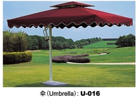 Đồ Gỗ ngoài trời Roman Umbrella Lớn Ngoài Trời Parasol Vuông Vòng 3 Mét 2.5 Sân Umbrella Đơn Đôi Roof Vườn Ngoài Trời ghế cafe ngoài trời