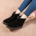 Tide 2018 phiên bản Hàn Quốc mới của giày tuyết mùa đông nữ ống ngắn chống trượt dày da lộn ngắn giày cotton giày nữ sinh viên Giày ống